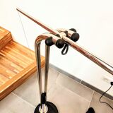 Chrome floor lamp against weight 70s