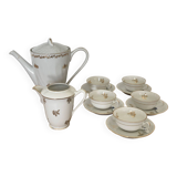 Tea or coffee service in Limoges porcelain