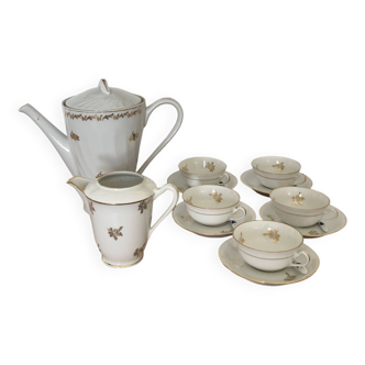 Tea or coffee service in Limoges porcelain