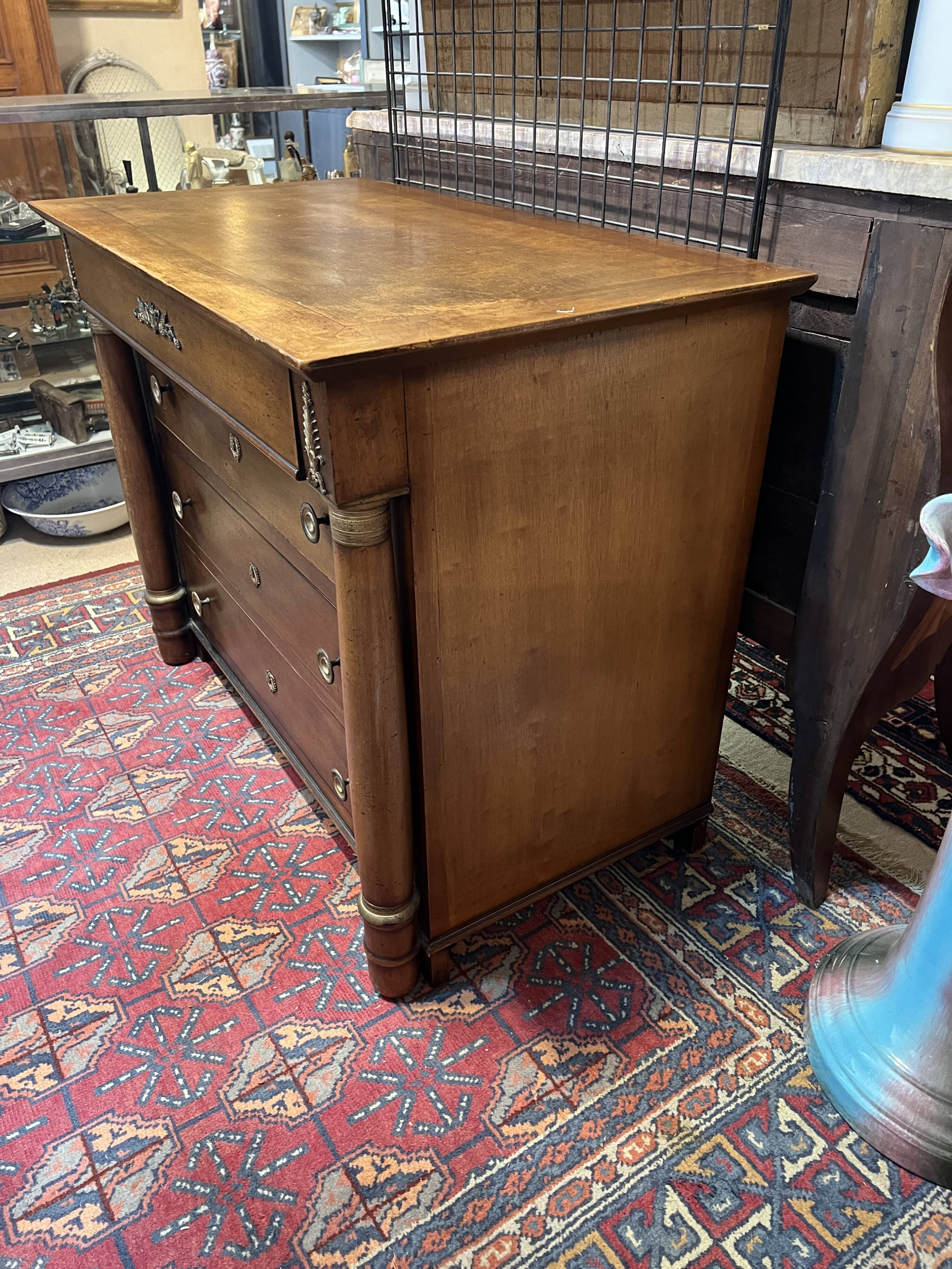 Empire-style commode with detached columns