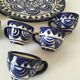 Tray and 6 vintage mini cups – St Jean de Bretagne – Model 1003