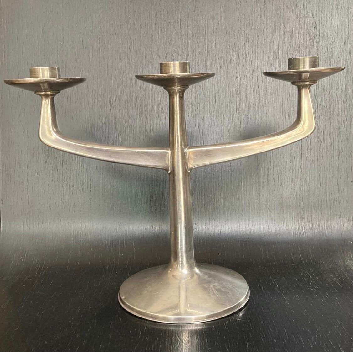 Silver Candle Holder "BRUCKMANN" 400g