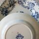 Sarreguemines six plates hollow old model Bertha