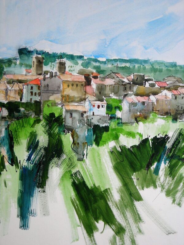 Village de provence de pierre letellier (1928)