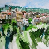 Village de provence by pierre letellier (1928)