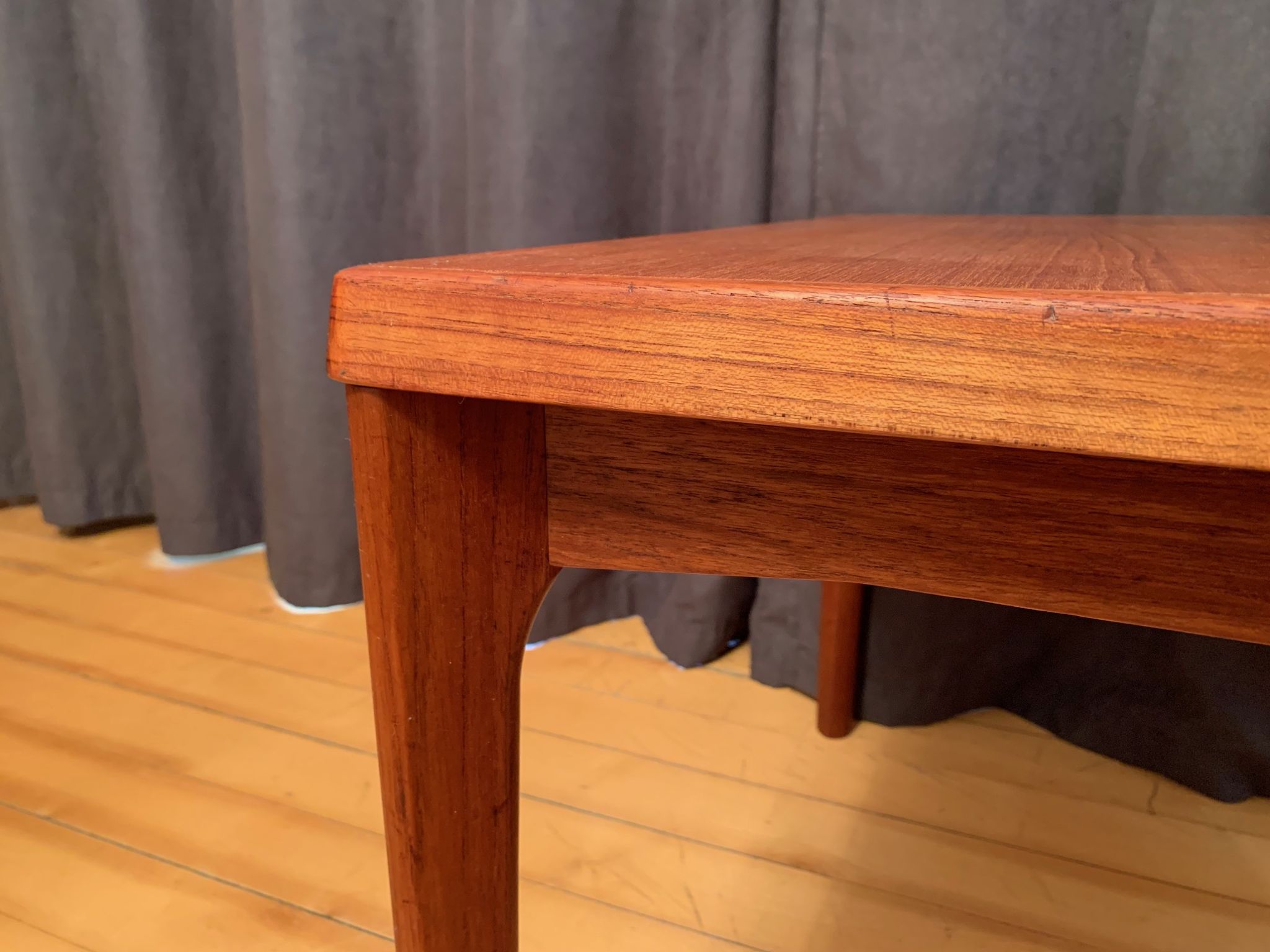 Coffee table by Henning Kjærnulf, Vejle Stole & Møbelfabrik, Denmark, 1960s.
