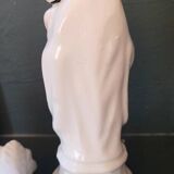 Virgin and Child + small vase. Gilded with fine gold