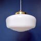Suspension globe opaline Rakhi