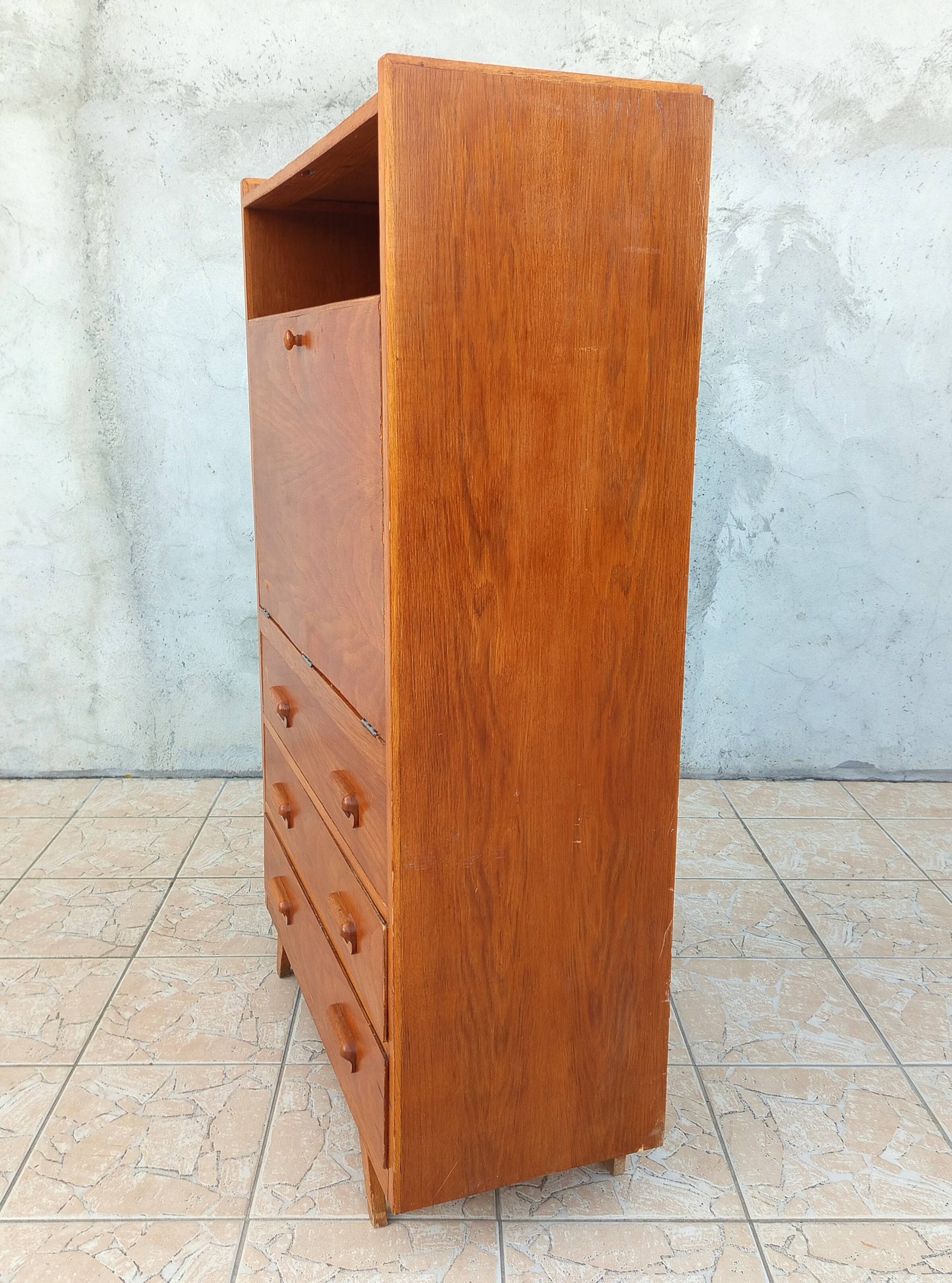 Vintage beech secretary