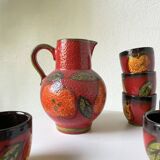 Scheurich German ceramic lemonade set