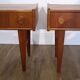 Paire de chevets scandinave en teck