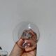 8 antique blown glass cocktail glasses