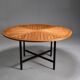 Round Dining table by Olle Pira. 1970s, Sweden