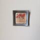 Handmade wall ceramic poppies bohemian countryside miniature