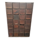Armoire d'apothicaire hollandaise antique, vers 1900