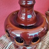 Vintage double-lit lamp base