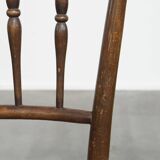 Bistro chair with carved seat