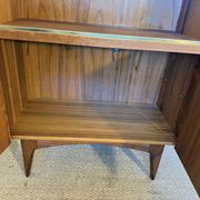 Vintage Scandinavian style sideboard in teak veneer and teak.