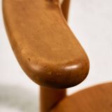 MK10590 Alder wood dining set by Erwin Berghammer for Team 7, Set of 7