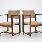 Paire de chaises ou fauteuils Tchécoslovaquie, années 1980