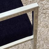 Set of 4 chairs and 2 armchairs model SQ by Willy Rizzo 1970
