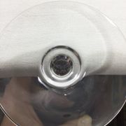 Set of 4 Baccarat balloon wine glasses