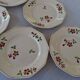 Set of 6 vintage dessert plates from Moulin des Loups in good condition.