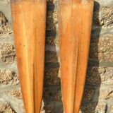Pair of old wooden oars 153 cm