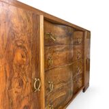 Italian Art deco walnut sideboard
