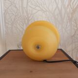 Glass mushroom lamp