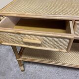Commode rotin