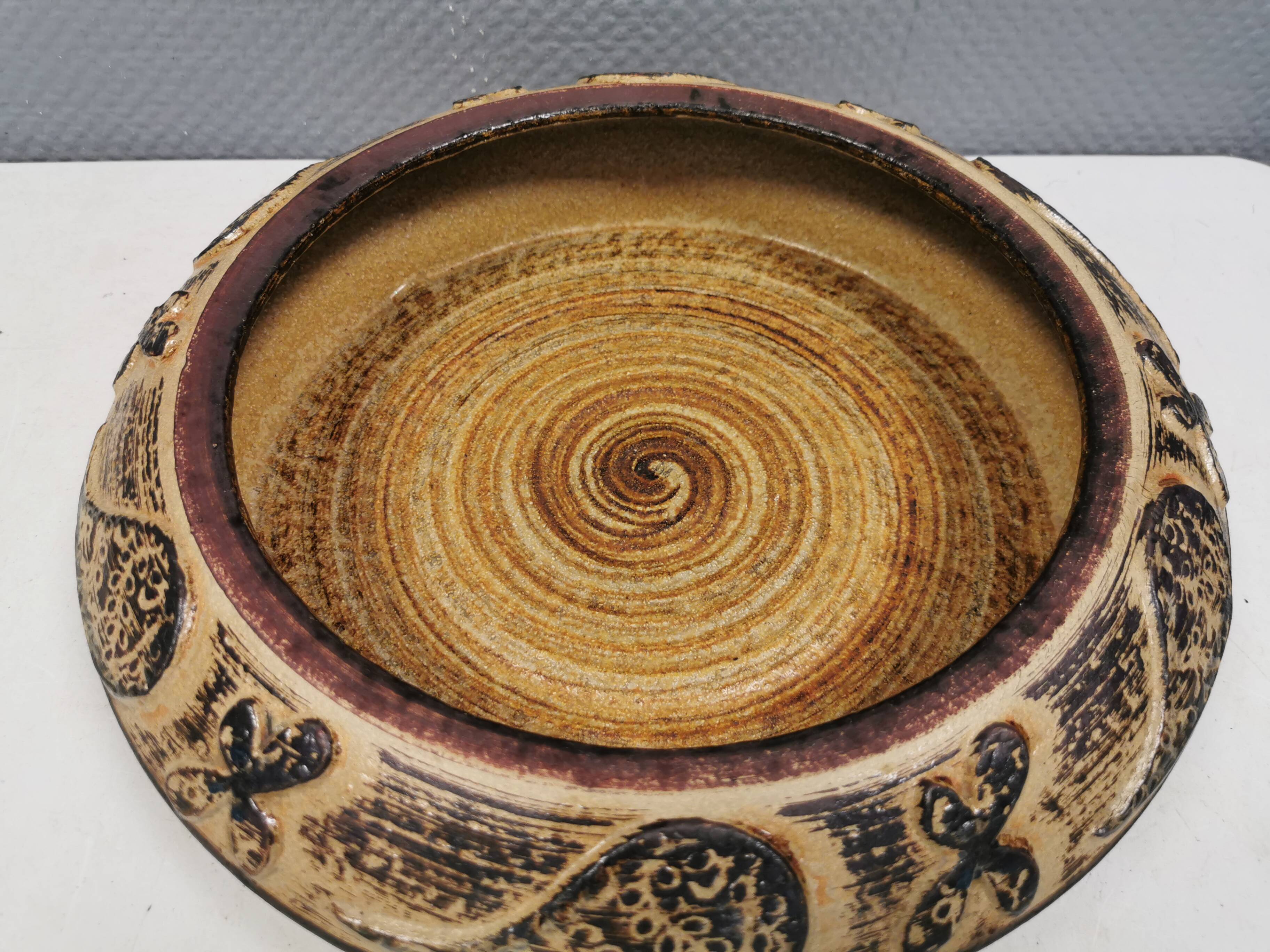 Large Haico Nitzsche bowl from Danish Søholm 1970s.