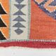 3x10 Turkish Orange & Burgundy Kilim Runner Rug, 92x302Cm