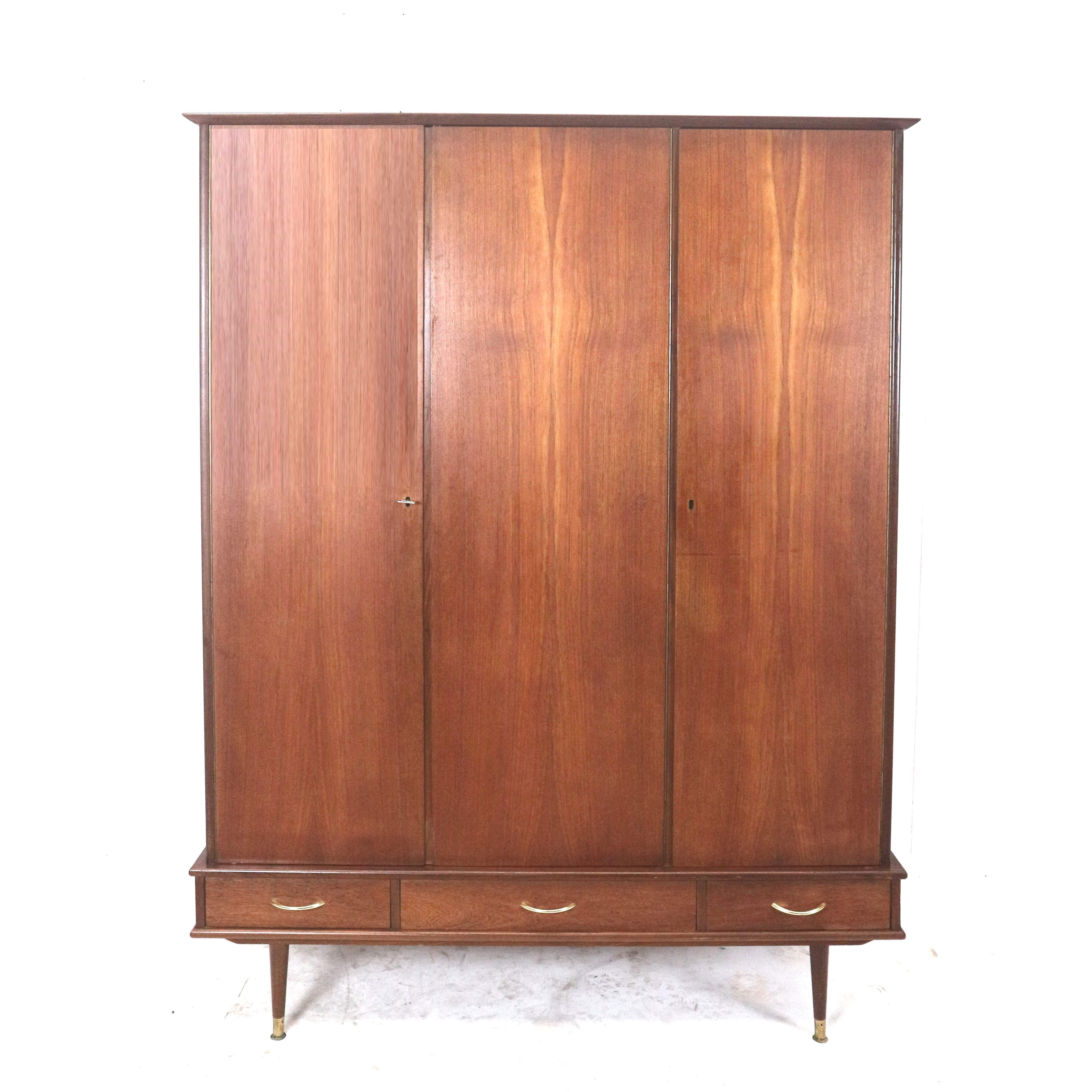 Vintage 3-door wardrobe made in the 60s