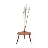 Floor lamp table
