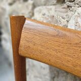 6 Scandinavian chairs 1960" braided straps