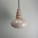 Rare light pink suspension by Peill & Putzler 1960