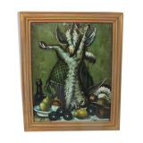 Still life, oil on canvas signed