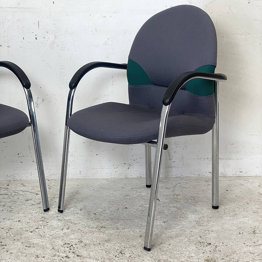 Pair of Persona model chairs VITRA edition Design Mario Bellini