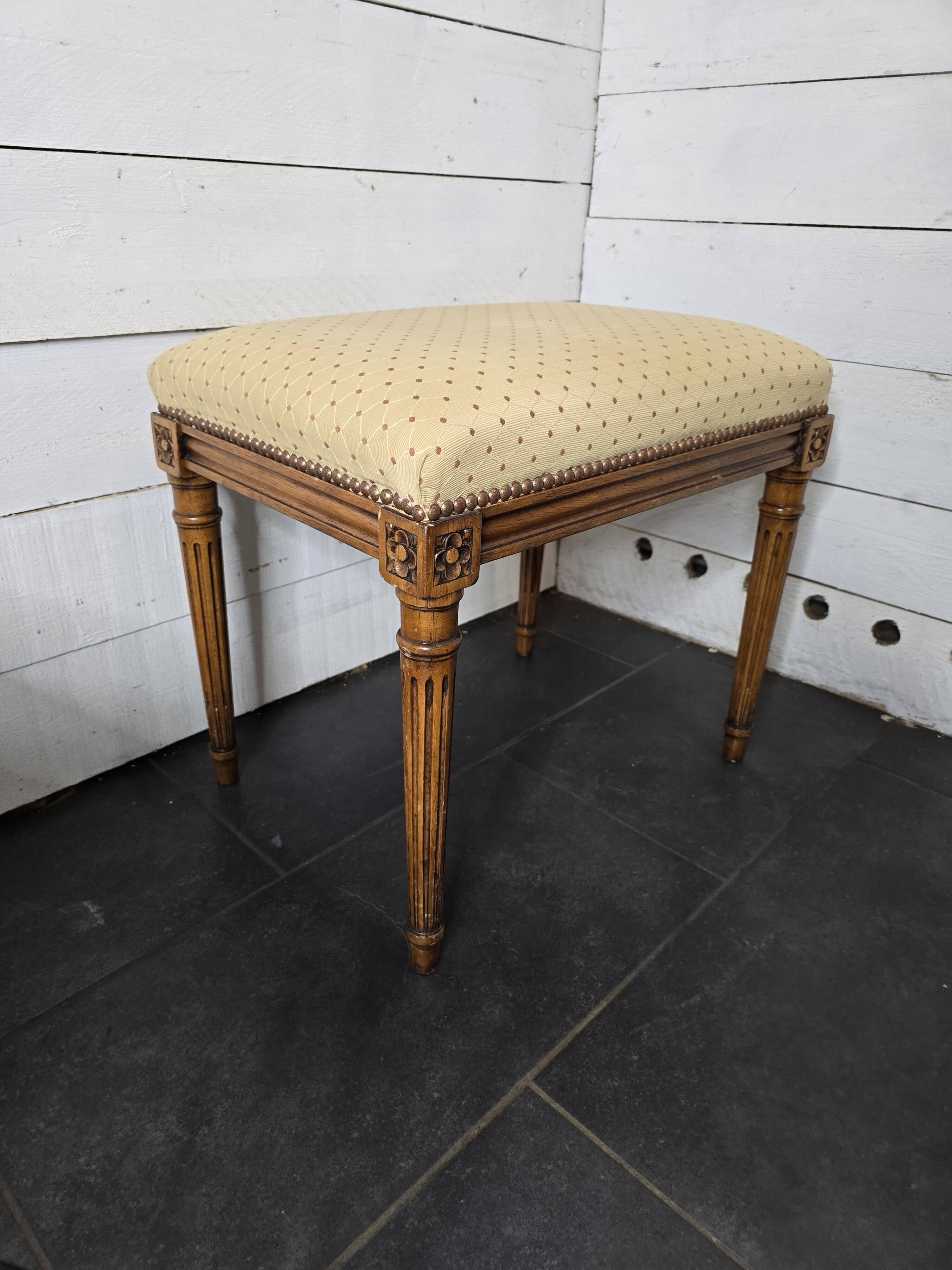 Louis XVI style piano bench