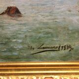 Great Seascape Painting Signed And Dated 1895