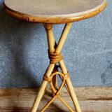 Rattan tripod plant holder harness 50s