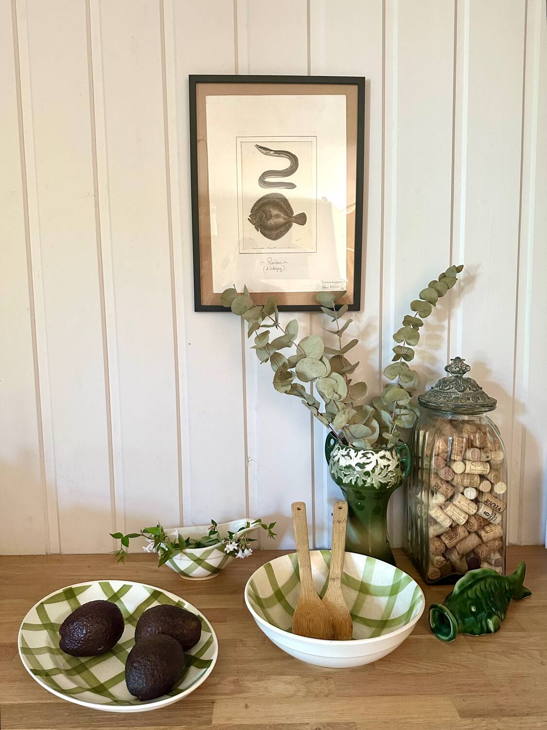 Set of dishes Moulin des loups