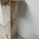 Veined marble presentation column, 20th century.