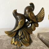 Pair of pigeon bookends