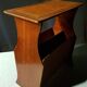 Wooden and leather magazine table/door
