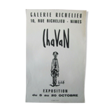 Exhibition poster - The Clown - Gilbert Chavan