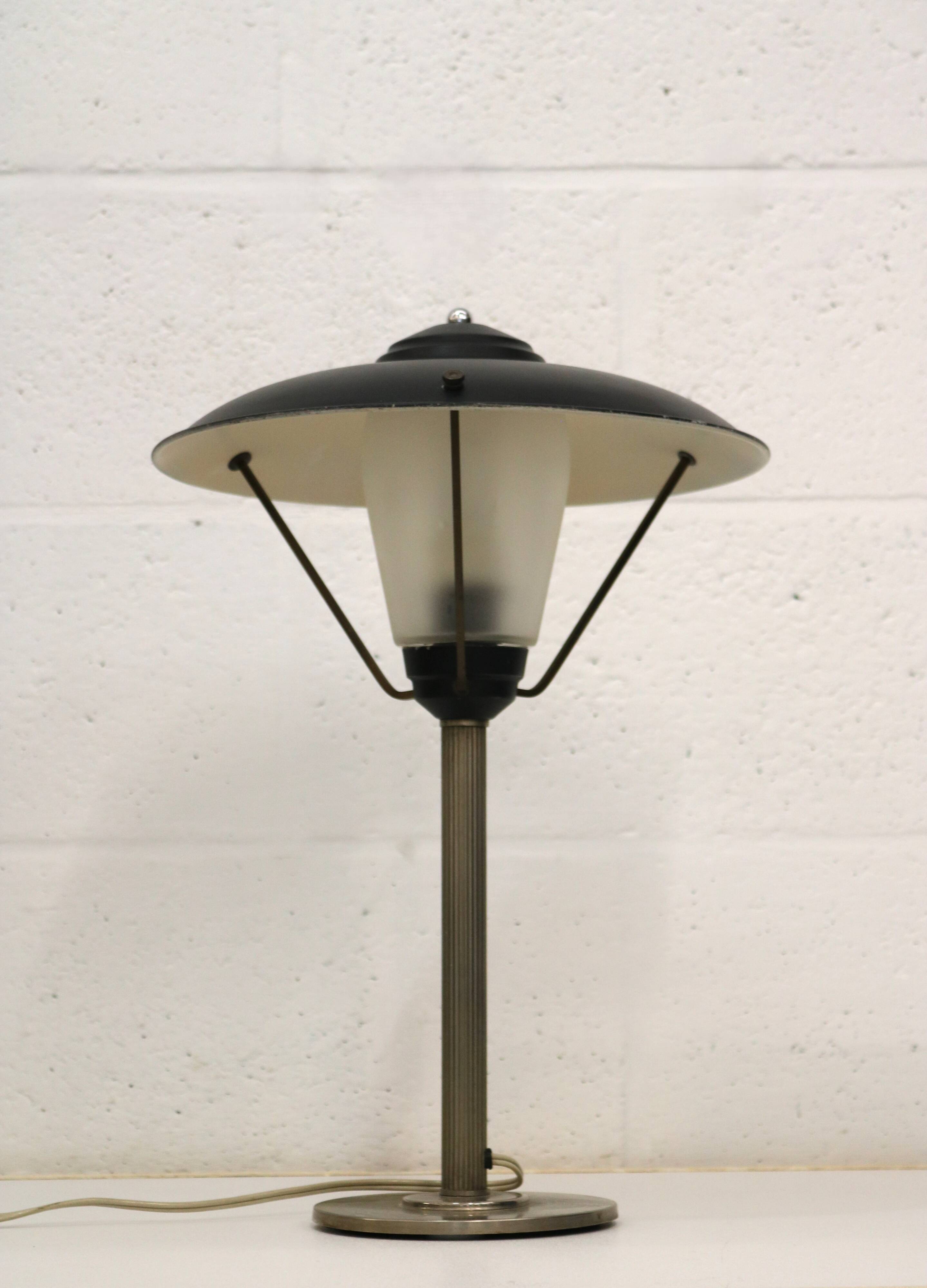 A striking modernist table lamp dating from the 1950s.