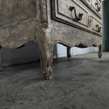 Louis XV style patinated chest of drawers