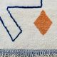 Bespoke pure wool Berber rug measuring 1.4/2.6 m.